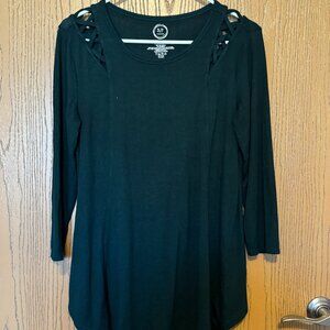 Maurices 24/7 - Long Sleeve Tunic Top with Should Detail